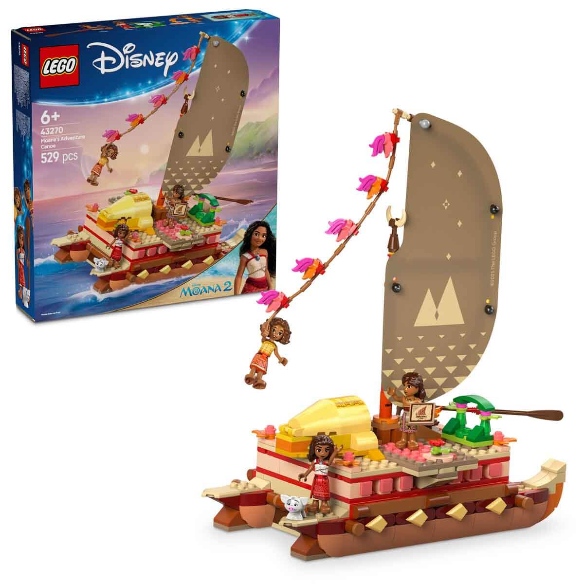 LEGO Disney Moana'nın Macera Kanosu 43270 - 6 Yaş ve Üzeri