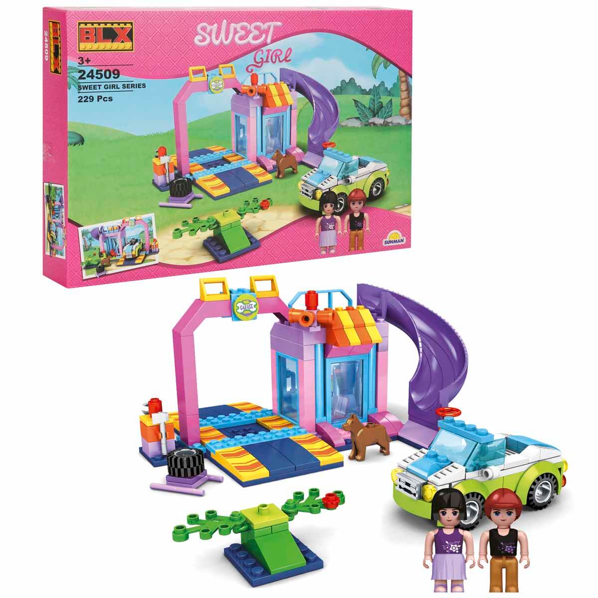 BLX Sweet Girl Kaydıraklı Araba Bakım Merkezi 24607 | Toyzz Shop