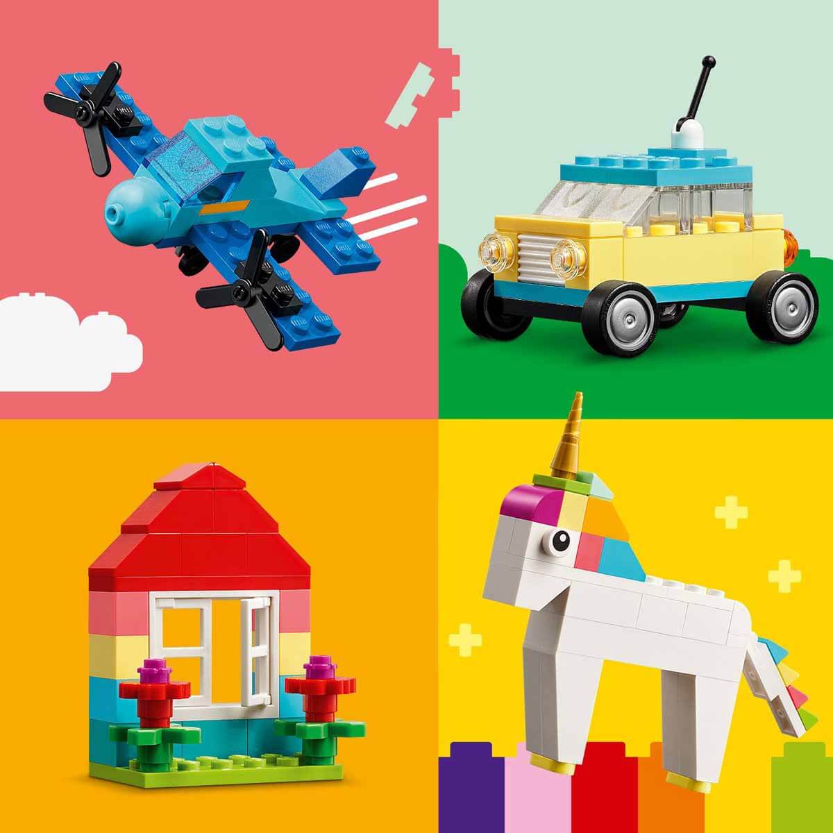 アンティーク、レトロ LEGO Classic Cıvıl Cıvıl Yaratıcı Yapım Kutusu 11038 - 4 Yaş ve