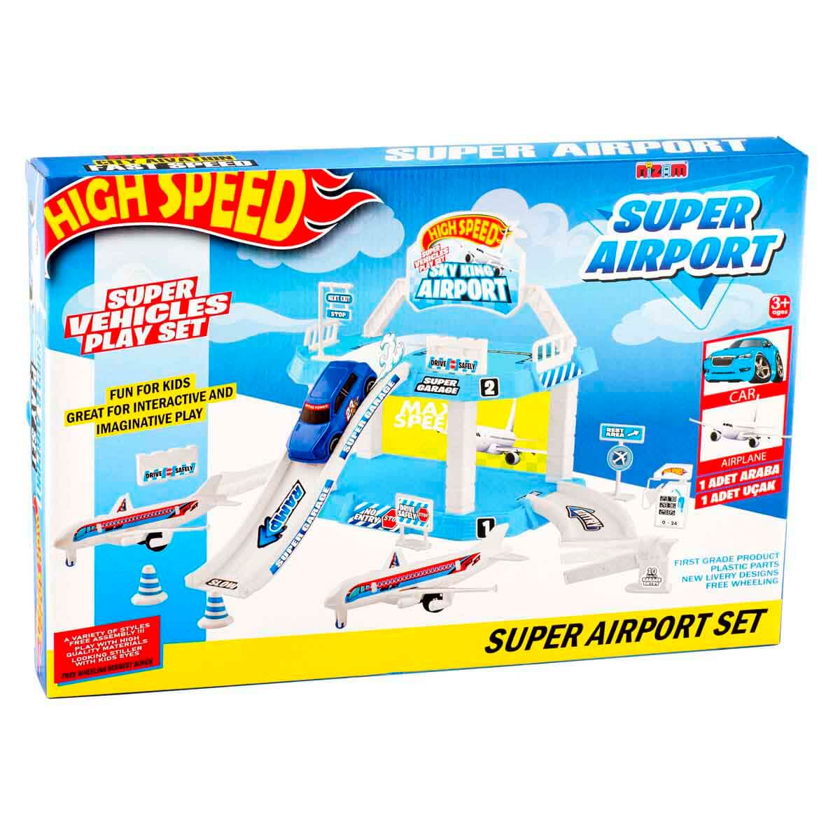 High Speed 4 Araçlı Süper Garaj Seti | Toyzz Shop