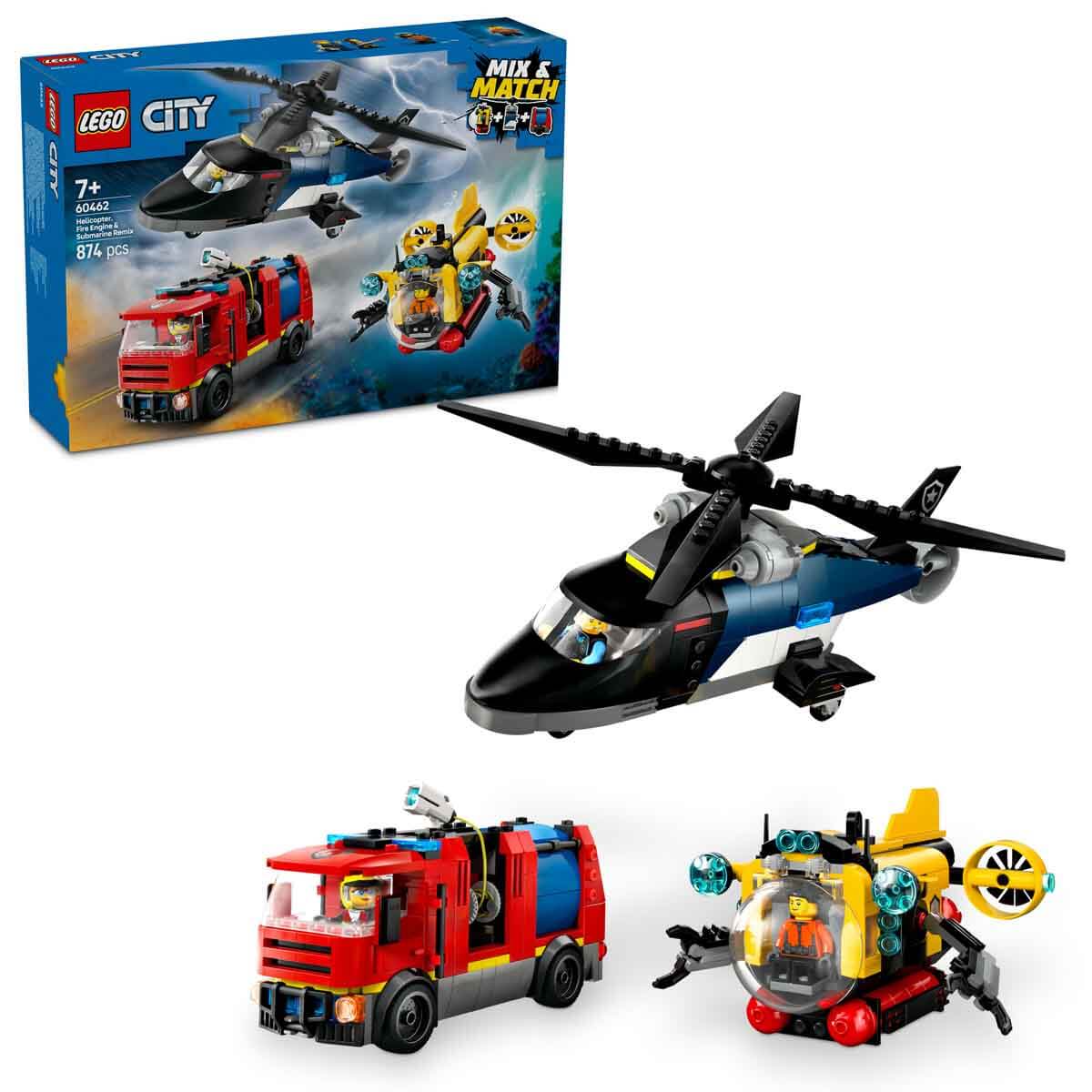 undefined - 72564_LEGO_City_Helikopter_Itfaiye_Kamyonu_ve_Denizalti_.jpg