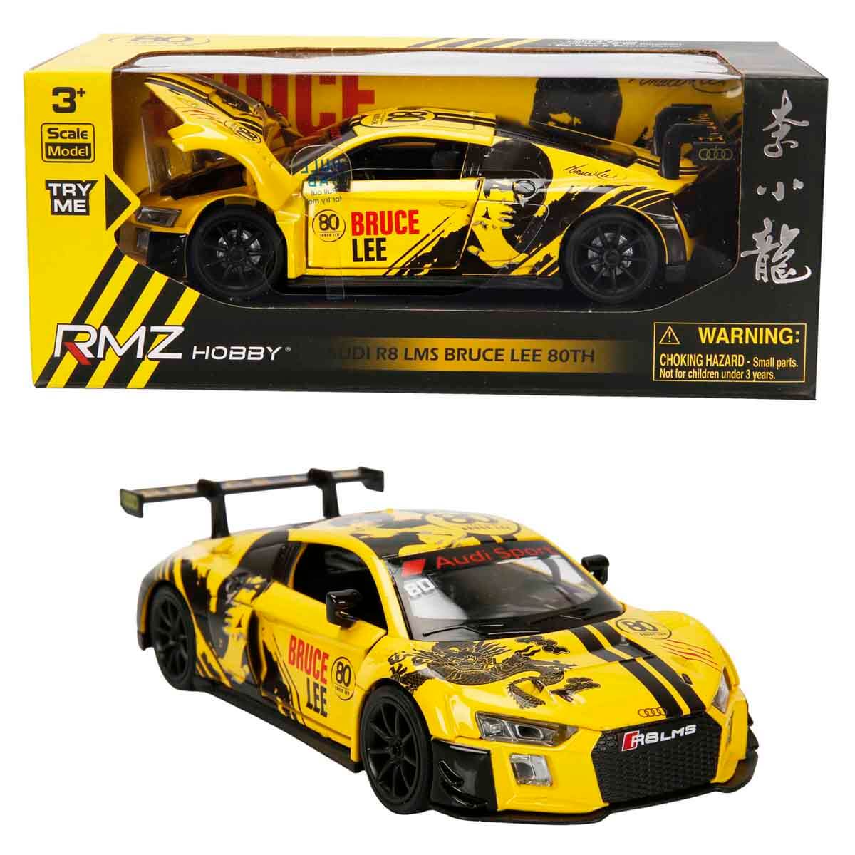 1:32 Sesli ve Işıklı RMZ Hobby Bruce Lee Serisi Die Cast Çek Bırak