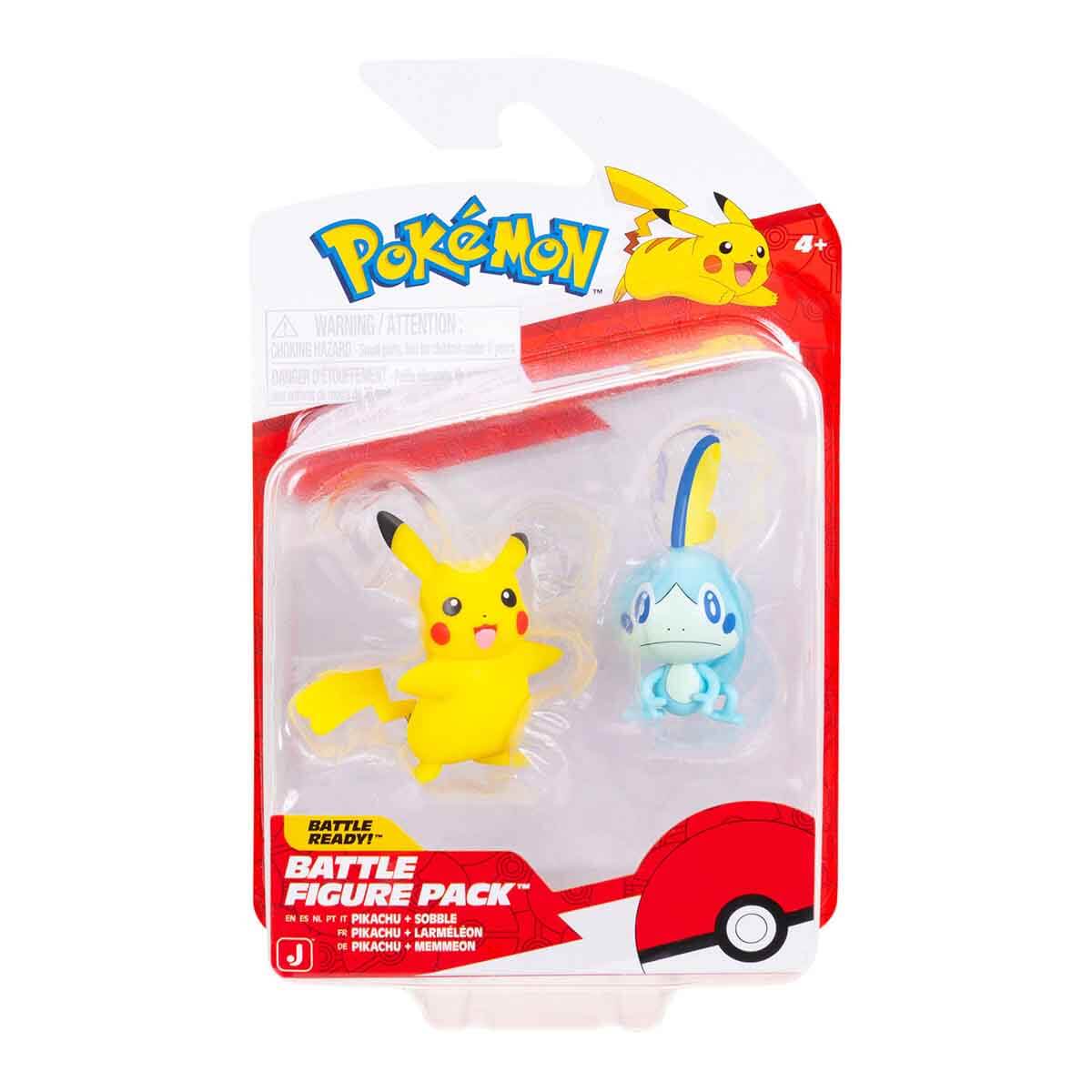 Pokemon Battle 2'li Figür Seti POK/PKW3355-B - Pikachu Ve Sobble