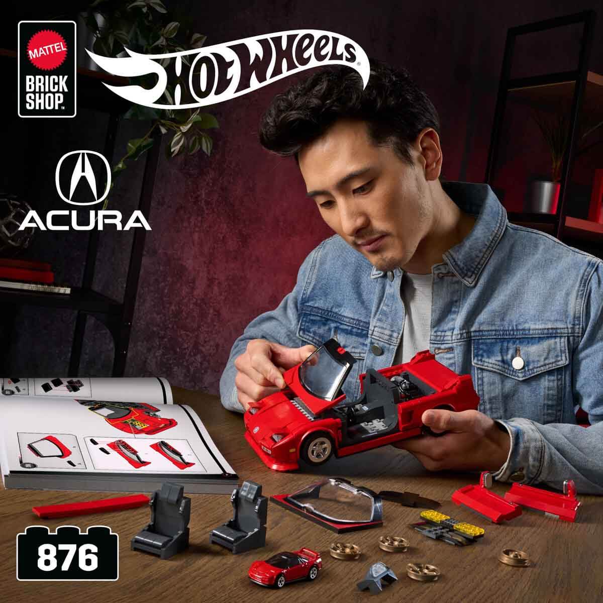 Hot Wheels Elite Serisi '90 Acura NSX Araba Yapım Seti 876 Parça