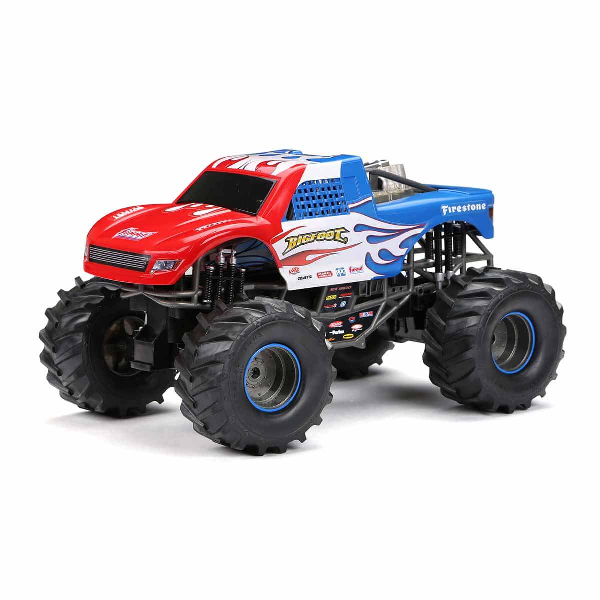 ホビーラジコン Rc cr monster truck 1:10 1:10 Monster Trucks Big Foot Uzaktan Kumandalı Araba 40 cm