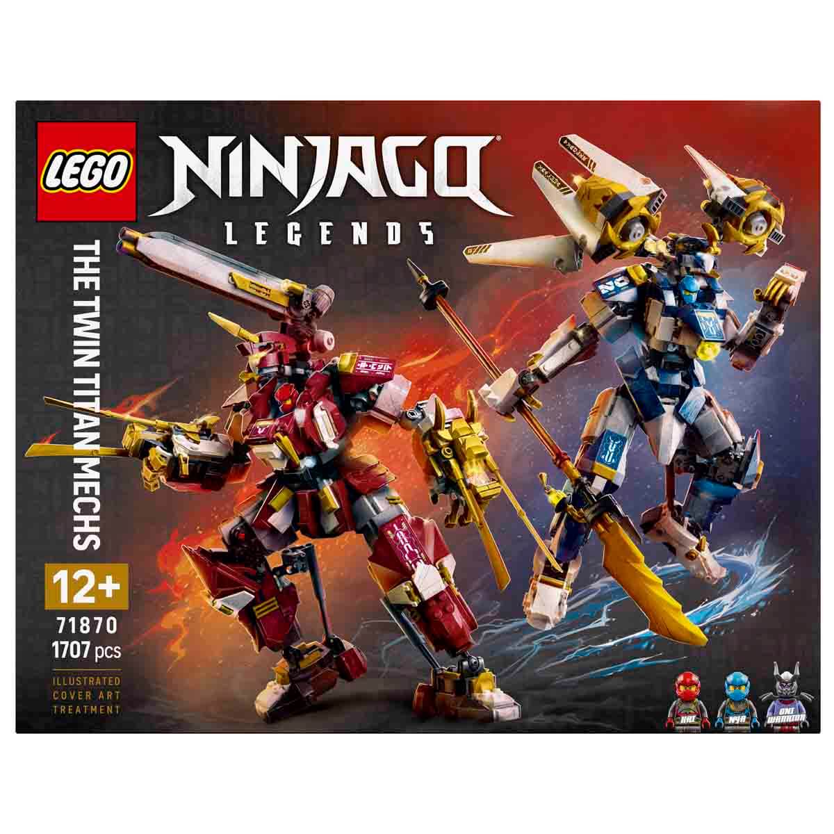 LEGO NINJAGO İkiz Titan Robotları 71870 - 12 Yaş ve Üzeri için