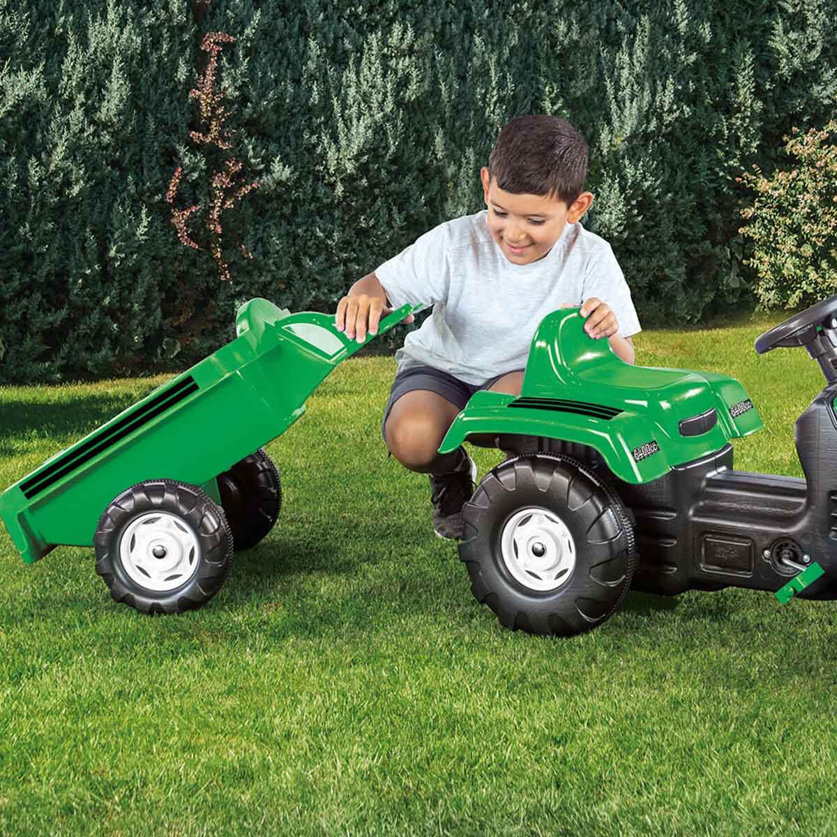 undefined - 77645_Ranchero_Romorklu_Kepceli_Pedalli_Yesil_Traktor.jpg