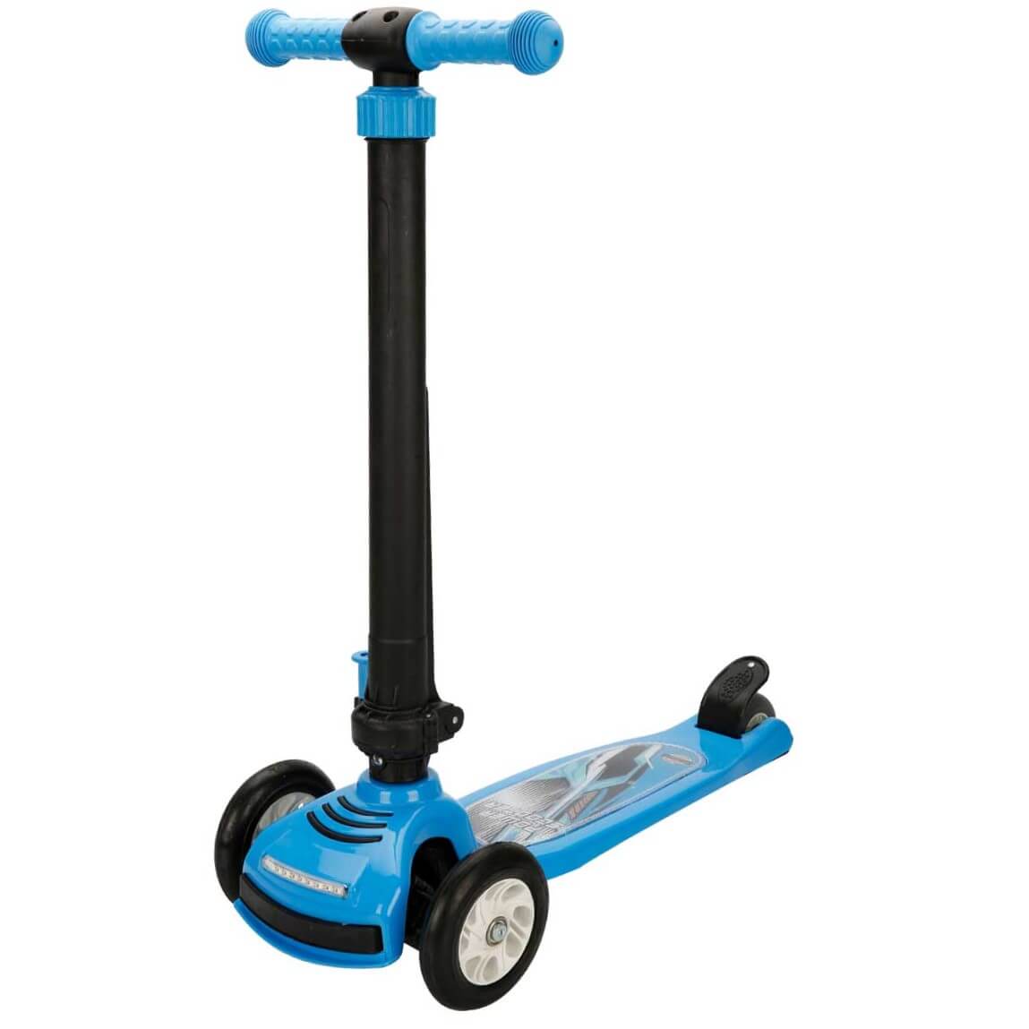 Pilsan Power 3 Tekerlekli Katlanabilir Işıklı Mavi Scooter | Toyzz