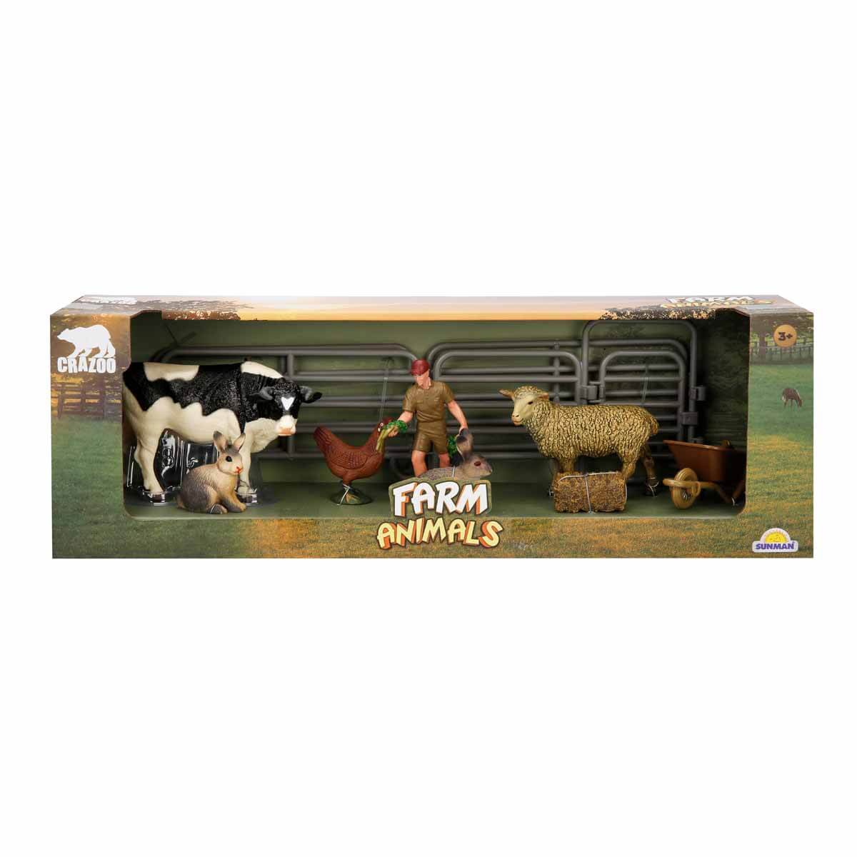 Wild Life Çitli Çiftlik Seti - Desenli At | Toyzz Shop