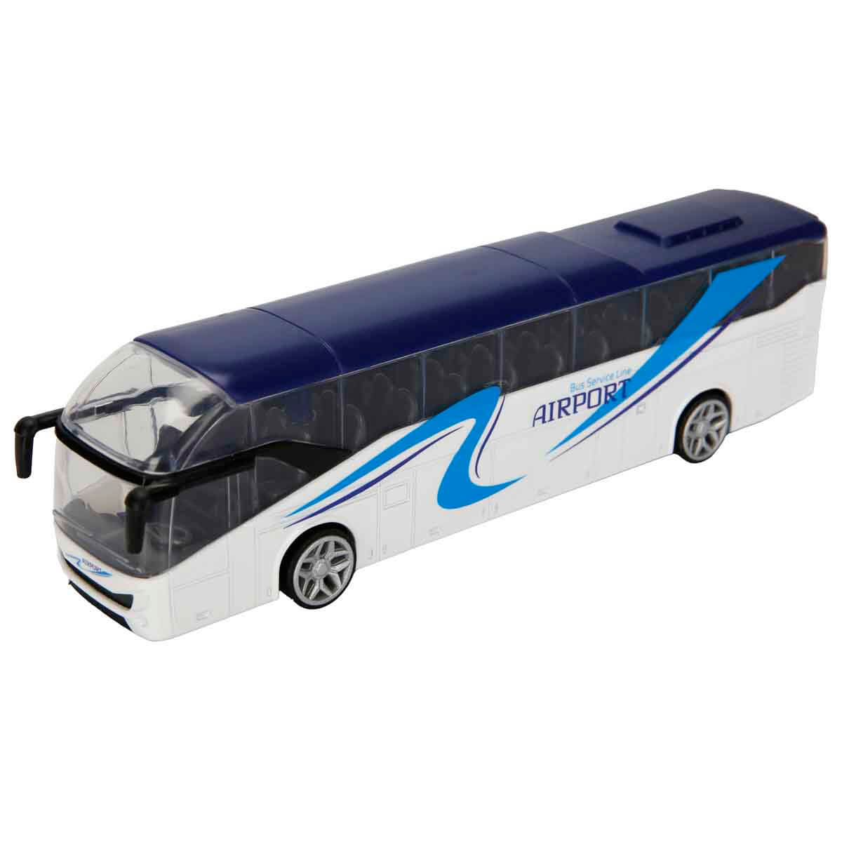 Teamsterz Street Kings Die Cast Şehir Aracı - Mavi Şehir Otobüsü