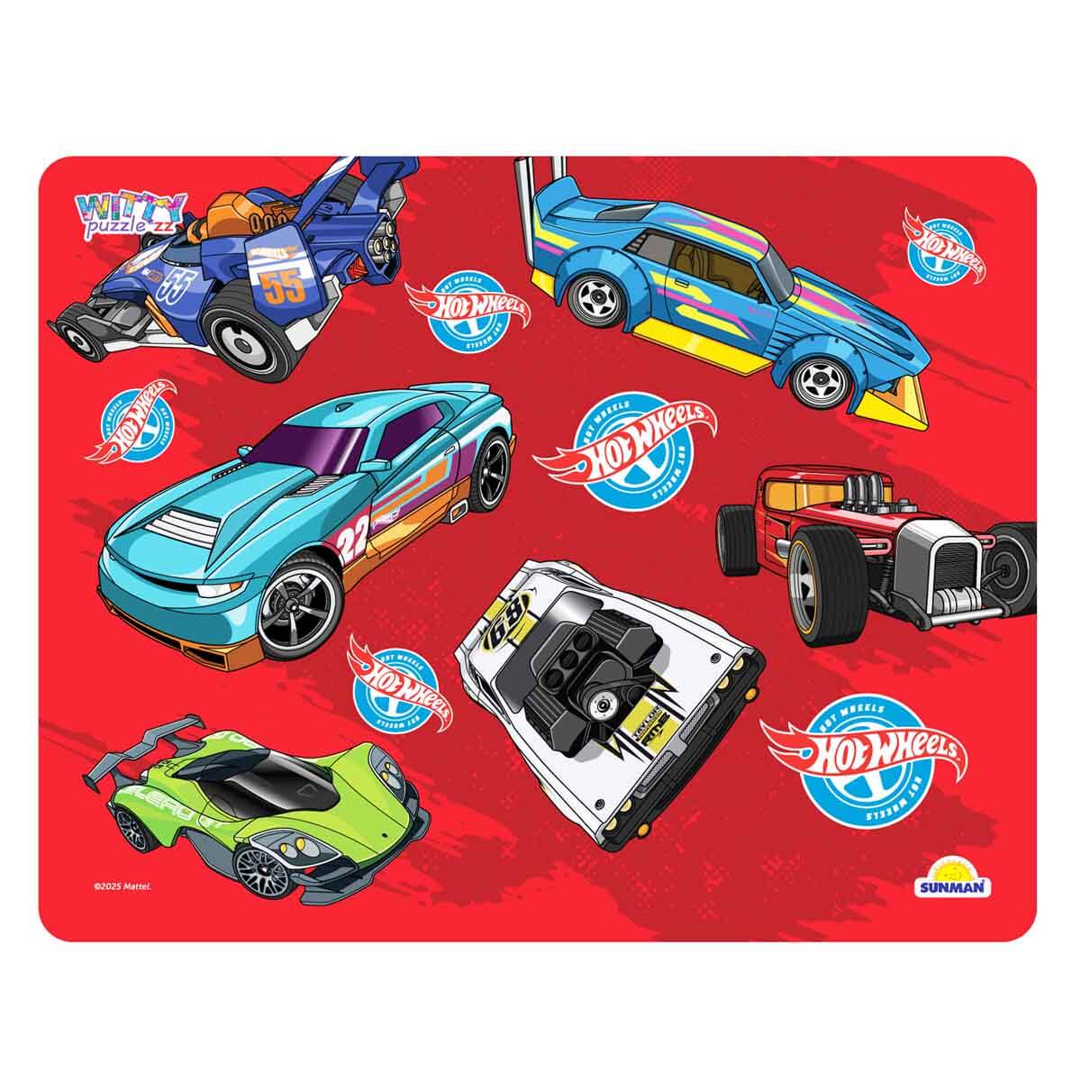 undefined - 7c3c0_30_Parca_Puzzle:_Hot_Wheels_Renkli_Yaris_Arabalari.jpg