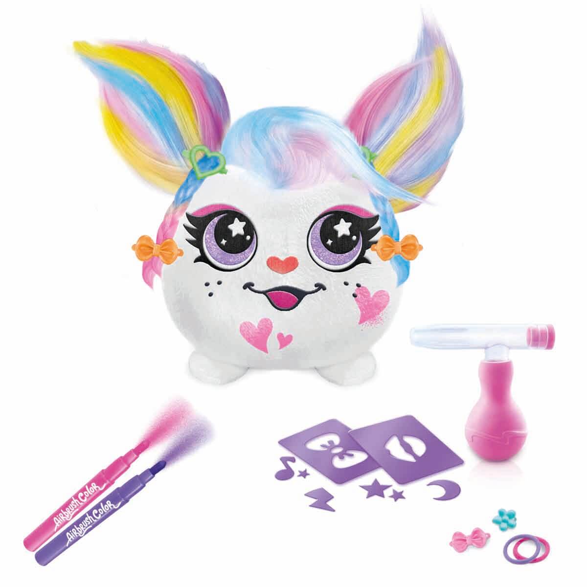 Airbrush Plush Hair'iffic Mini Saç Tasarımı Oyun Seti - Pinkie