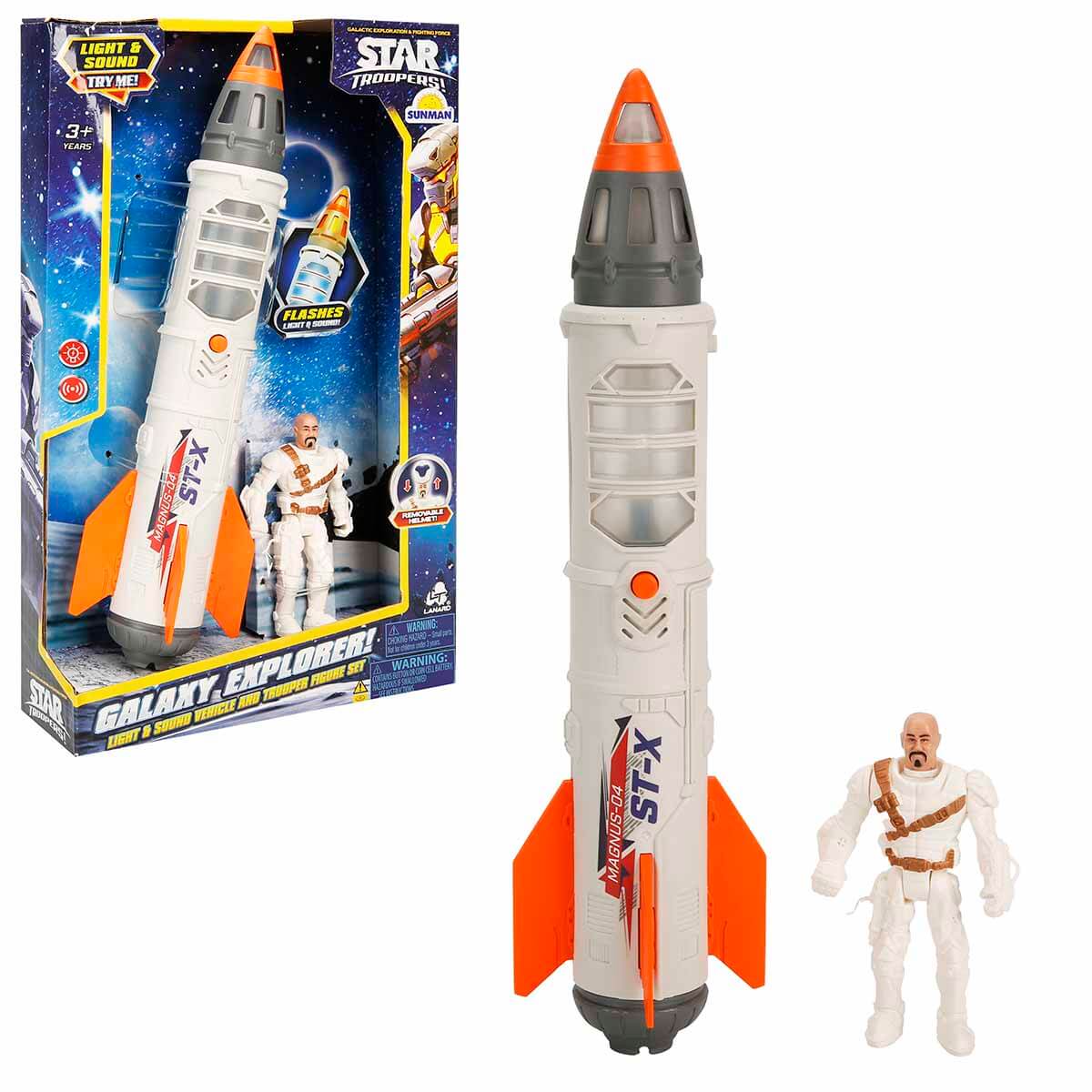 Sesli ve Işıklı Star Troopers Galaksi Keşfi Oyun Seti - Füze