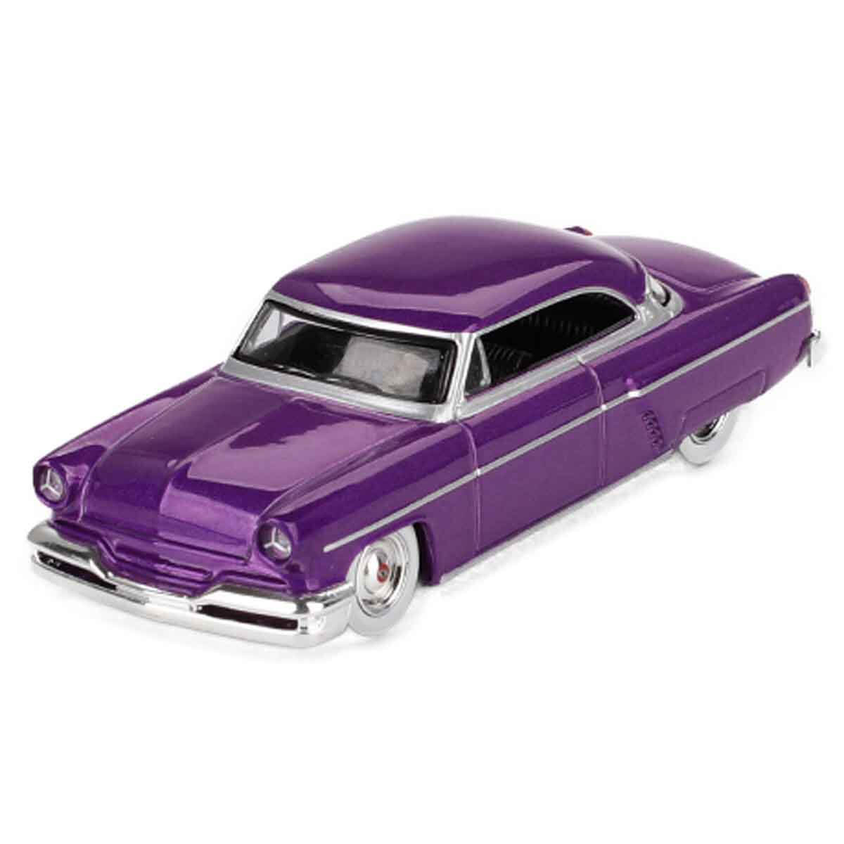 1:64 Mini GT Lincoln Capri Hot Rod 1954 Purple Metallic Diecast
