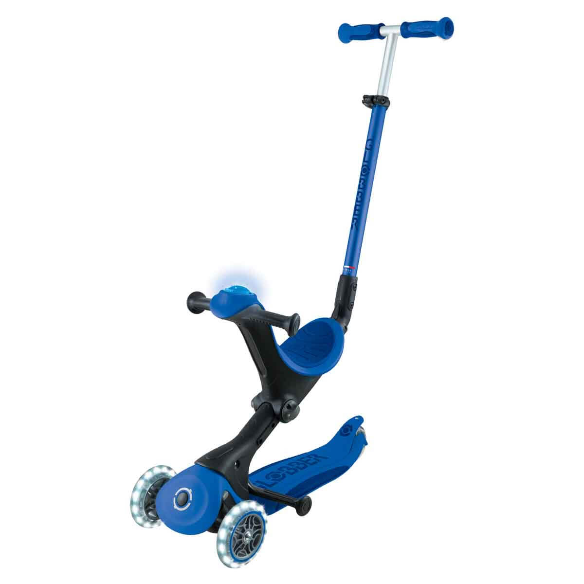 3in1 Globber Go Up Deluxe 3 Tekerlekli Katlanabilir Işıklı