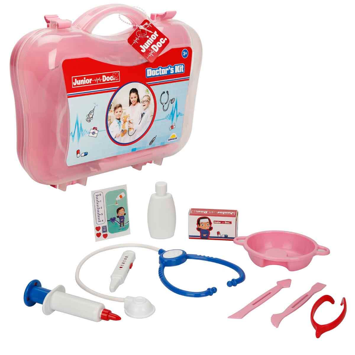 Junior Doc. Çantalı Doktor Seti - Pembe Set | Toyzz Shop