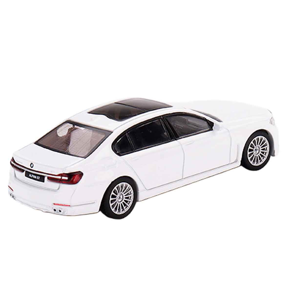 1:64 Mini GT BMW Alpina B7 xDrive Alpine White Diecast Model Araba