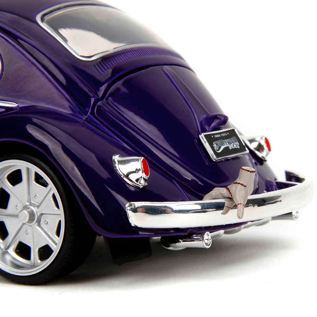 1:24 Die Cast Wednesday Addams & Thing Figürü ve Volkswagen Beetle