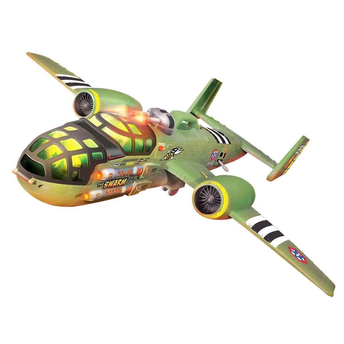 Sesli ve Işıklı The Corps Universe Beast Bomber Askeri Uçak 89 cm