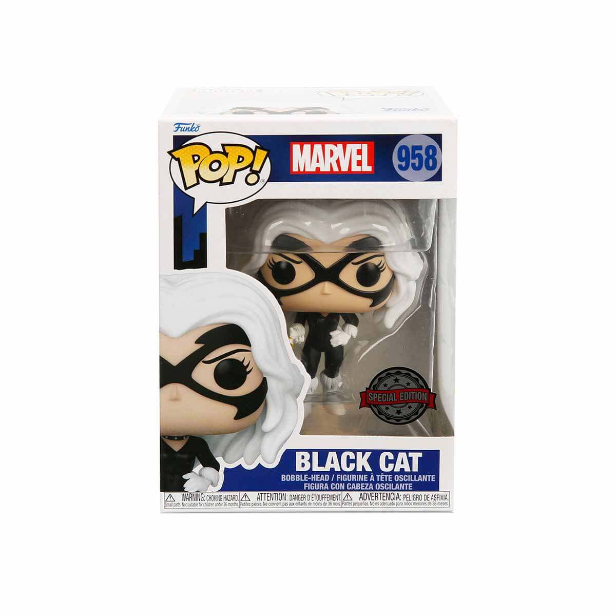 FUNKO POP! Marvel 958 Black Cat Special Edition – Vinile Da Collezione