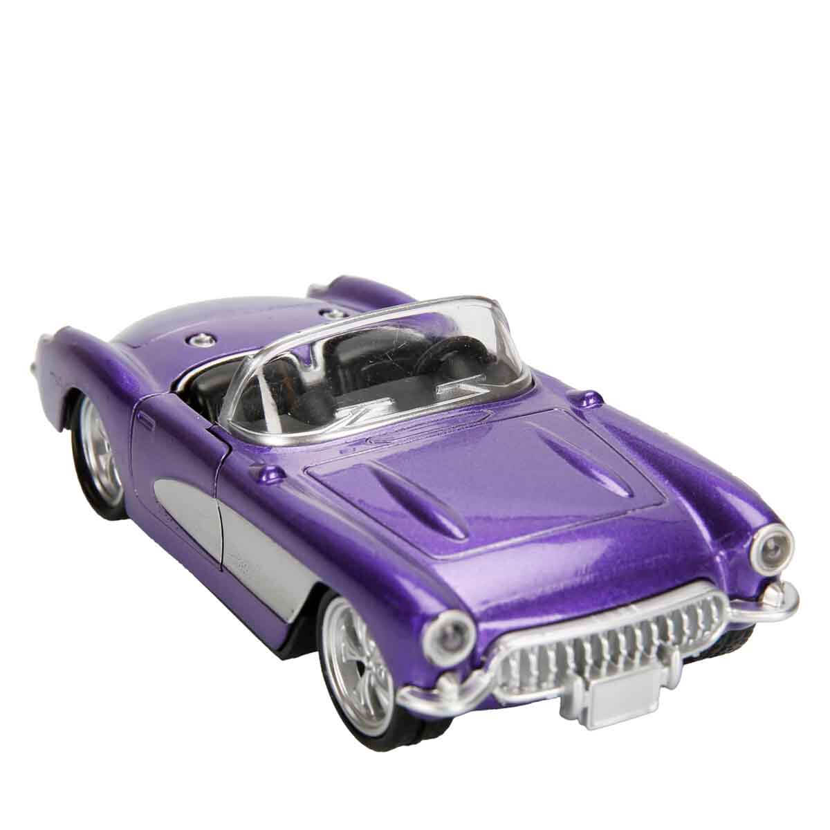 Maxx Wheels Işıklı Die Cast Amerikan Cabrio Çek Bırak Model Araba