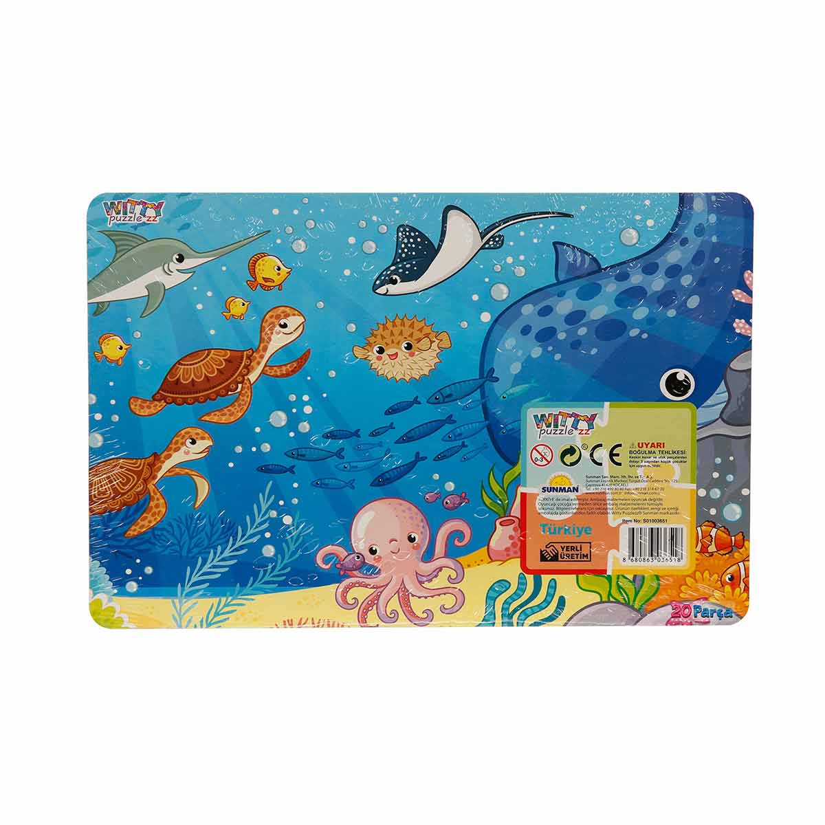 20 Parça Puzzle: Denizde Dostluk | Toyzz Shop