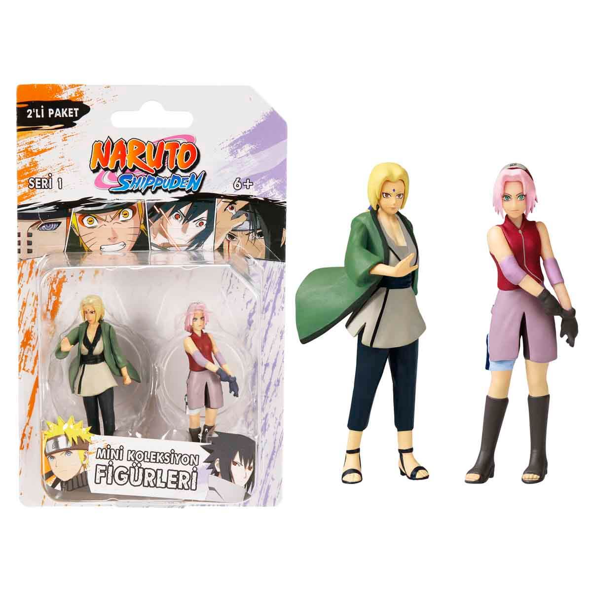 Naruto Shippuden 2'li Figür Seti - Uzun Turuncu Yelekli Naruto Ve