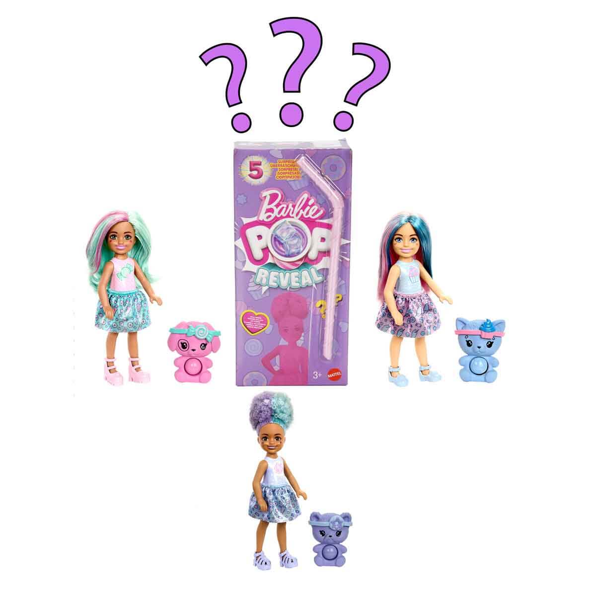 Barbie Chelsea POP Reveal Atıştırmalık Serisi Sürpriz Paket JFY01