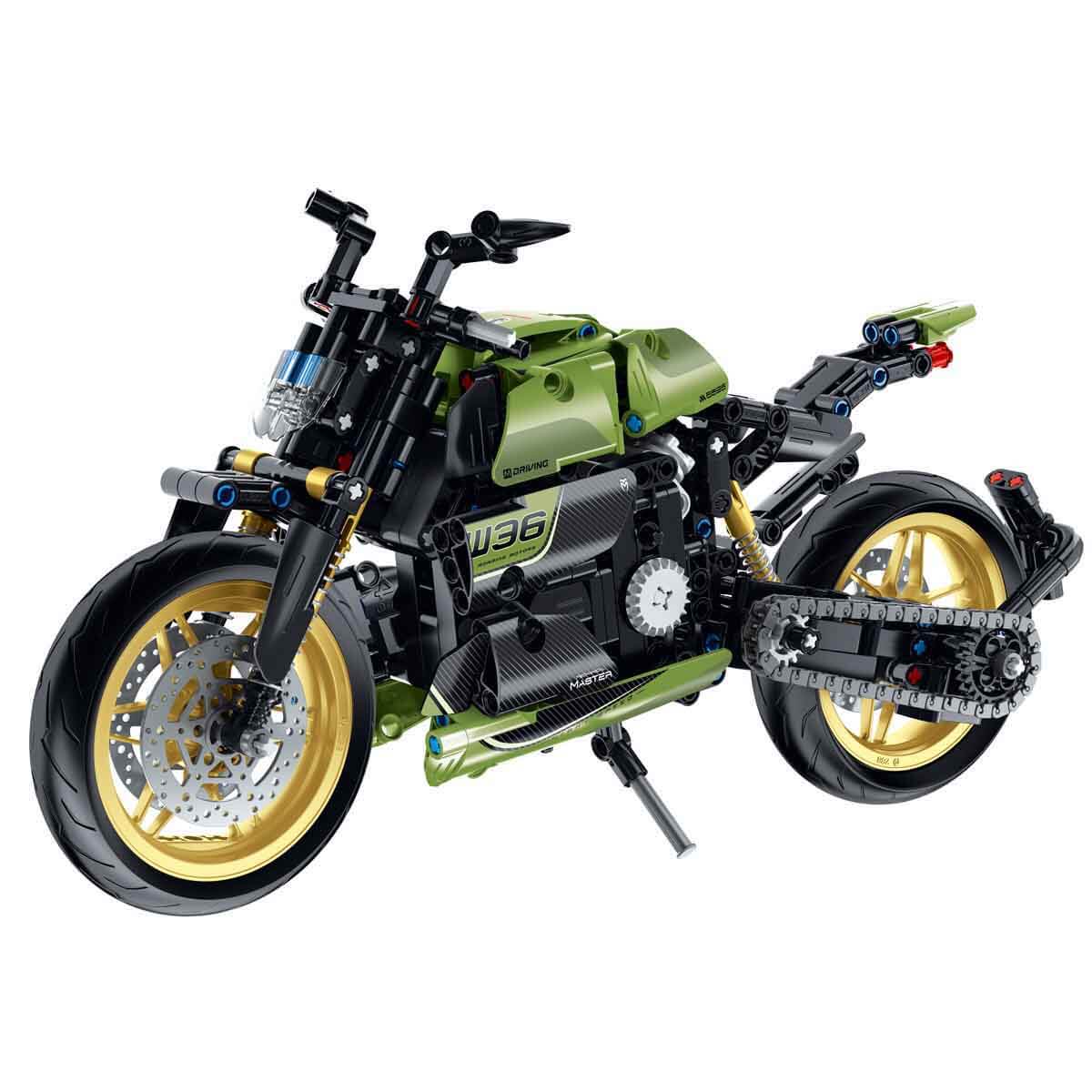 iM. Master Yeşil Motosiklet 572 Parça | Toyzz Shop