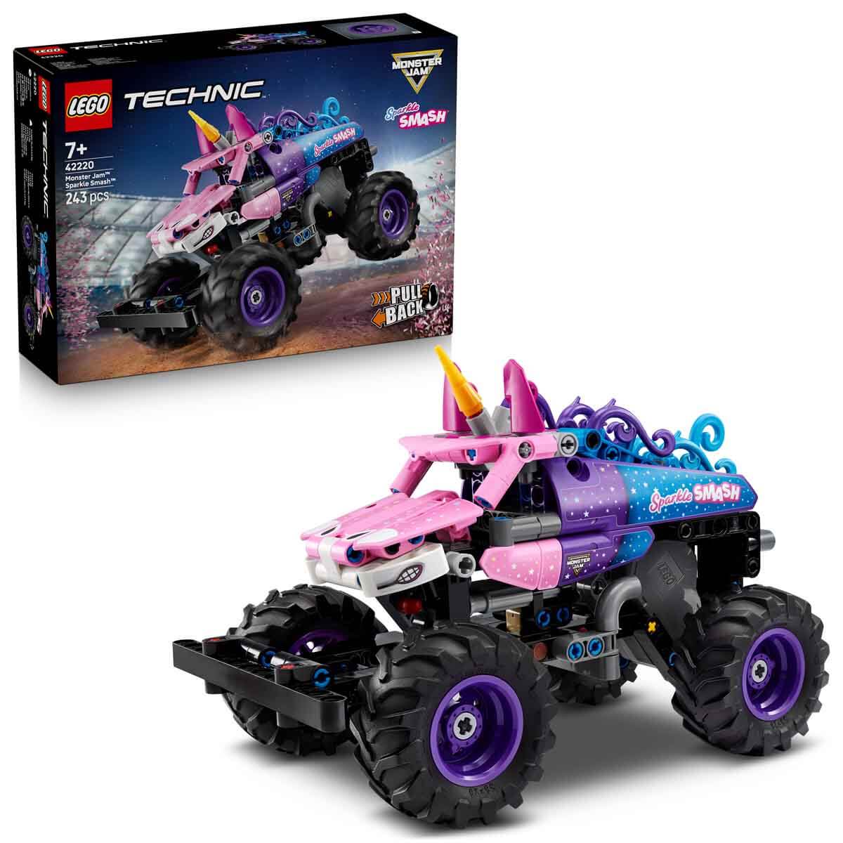 LEGO Technic Monster Jam Sparkle Smash Çek-Bırak 42220 - 7 Yaş ve