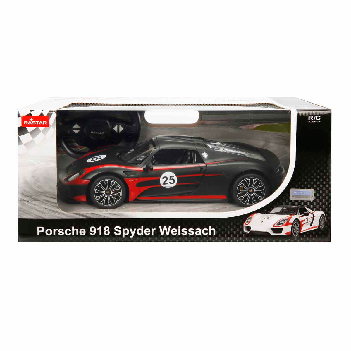 1:14 Uzaktan Kumandalı Porsche 918 Spyder Weissach Işıklı Araba 32
