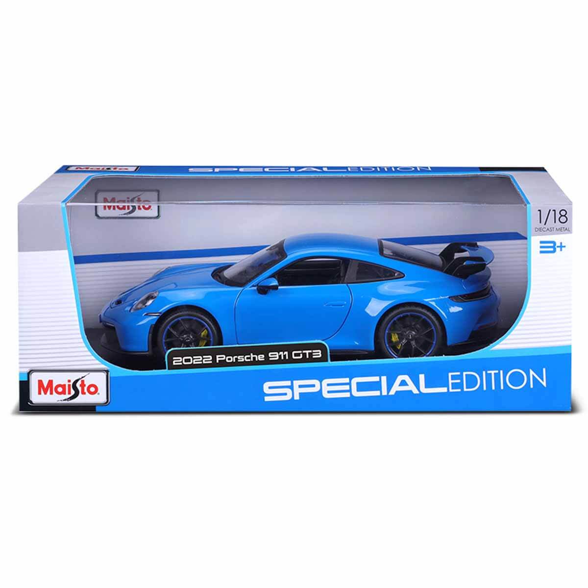 1:18 2022 Porsche 911 GT3 Special Edition Die Cast Araba - Kırmızı