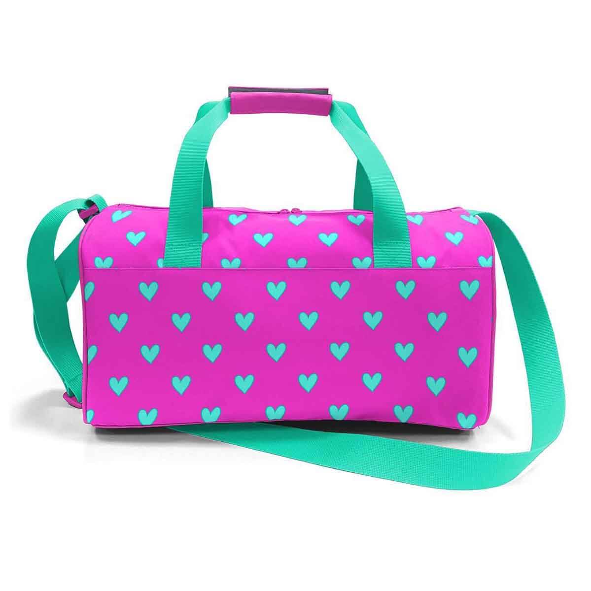undefined - 89229_Coral_High_Pembe_Yesil_Kalp_Desenli_Spor_Cantasi_2.jpg