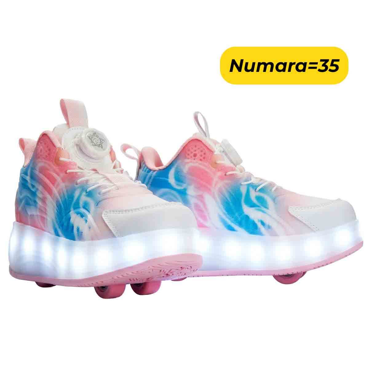 靴 toy Rising Sports Işıklı Patenli Kız Spor Ayakkabı 35 | Toyzz Shop