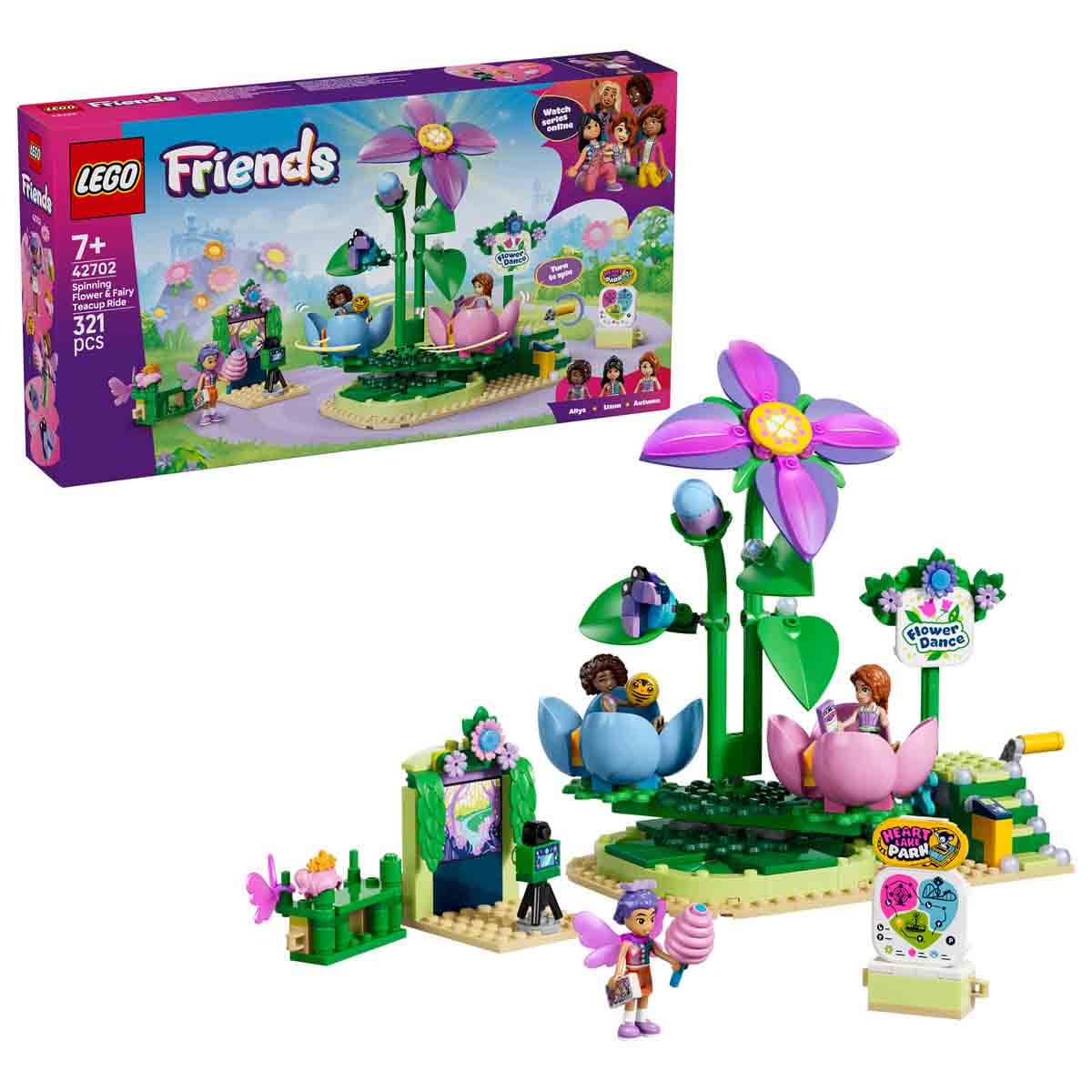 LEGO Friends Dönen Çiçek ve Peri Fincanı - 7 Yaş ve Üzeri Kız ve