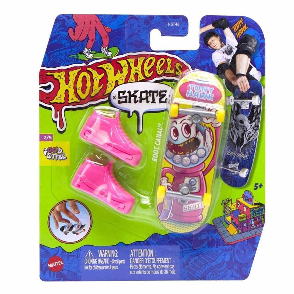 Hot Wheels Skate Parmak Kaykay ve Ayakkabı Paketleri HGT46 - Tony