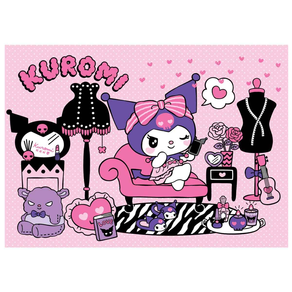 undefined - 8b54c_100_Parca_Puzzle__Kuromi_Odasinda_Dinleniyor_.jpg
