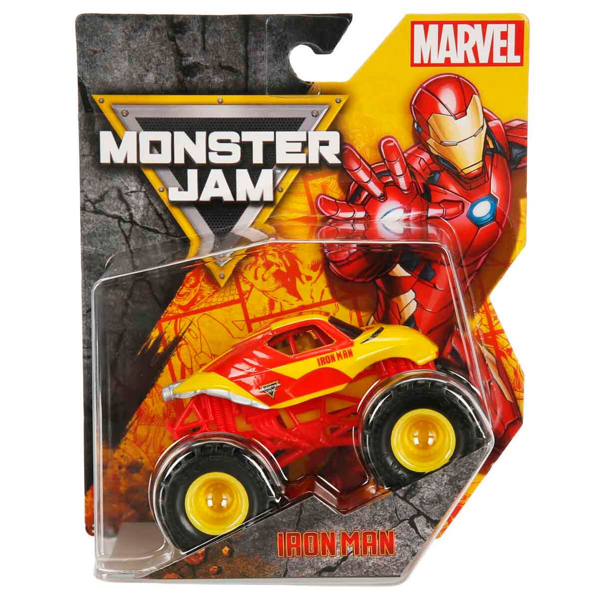 エムアンドエムズ　イースター　レッド&イエロー　ジム・ショアー・スタチュー 1:64 Monster Jam Marvel Die Cast Kamyon S4 - Iron Man | Toyzz Shop