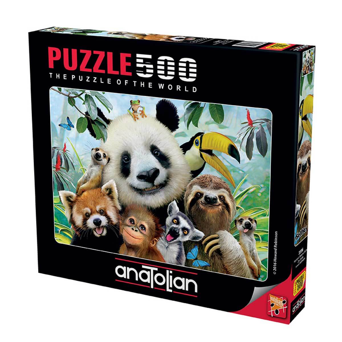 500 Parça Puzzle : Hayvanat Bahçesi Selfie | Toyzz Shop