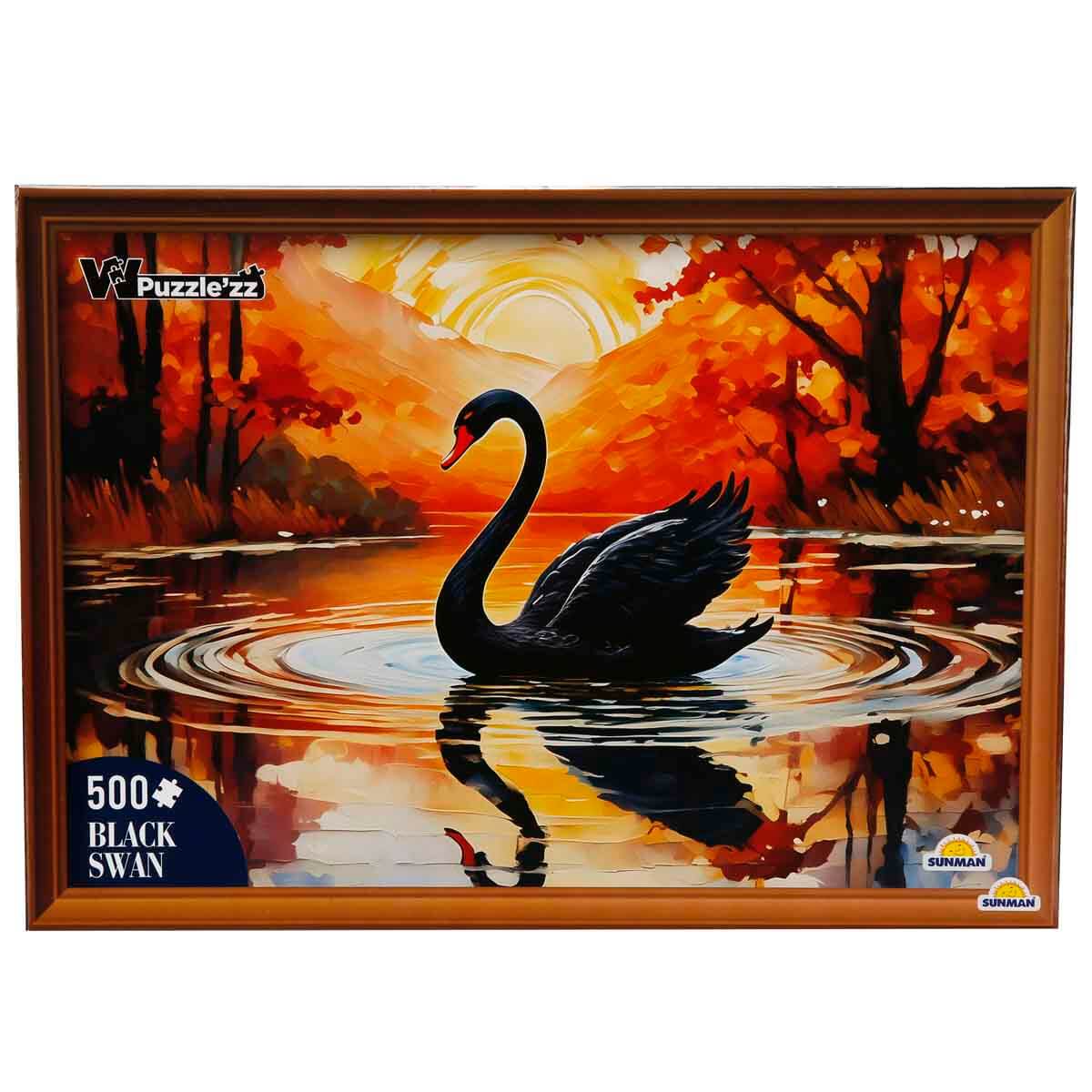 500 Parça Puzzle: Siyah Kuğu | Toyzz Shop