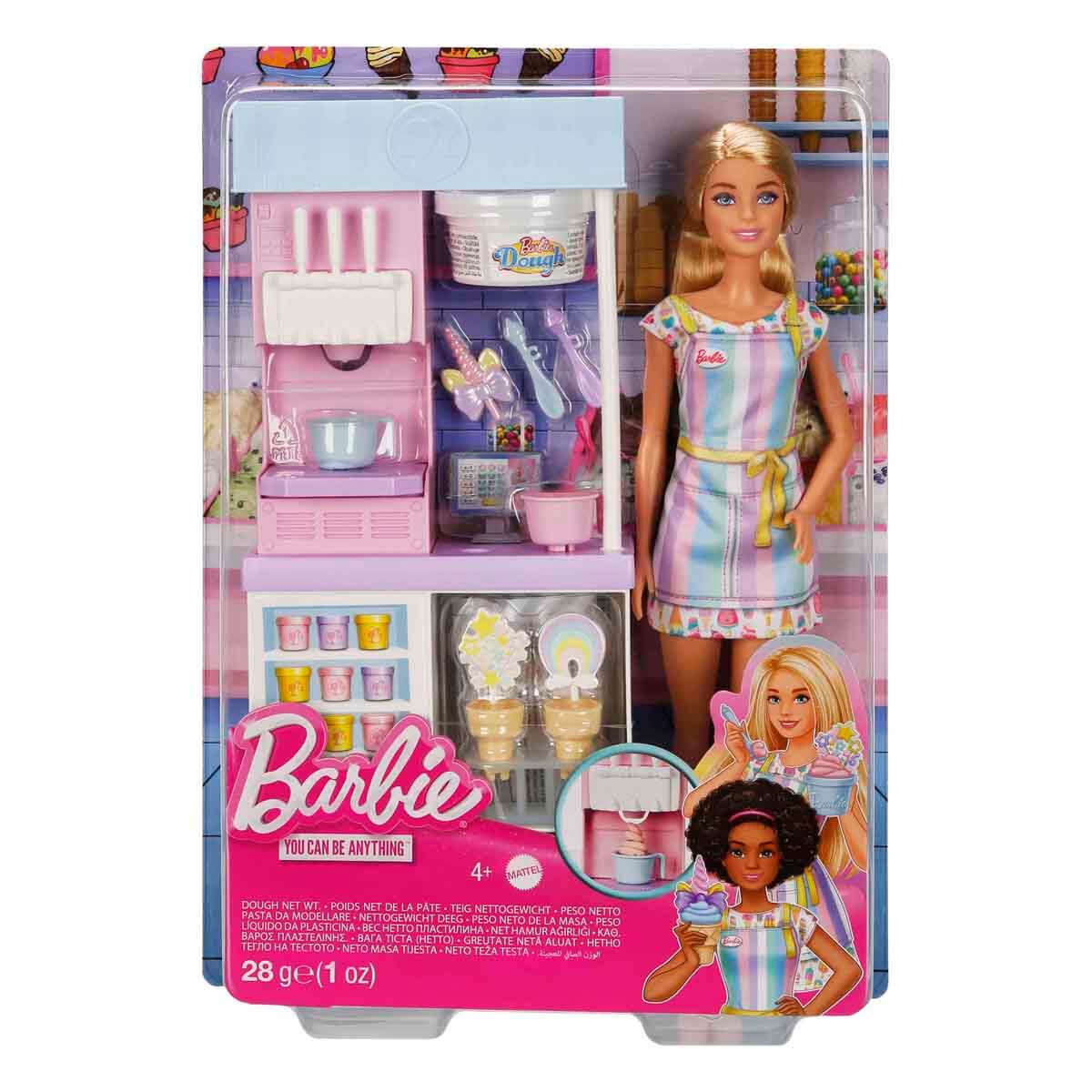 Barbie DonnaKaranNYコラボ Barbie Dondurma Dükkanı Oyun Seti HCN46 | Toyzz Shop