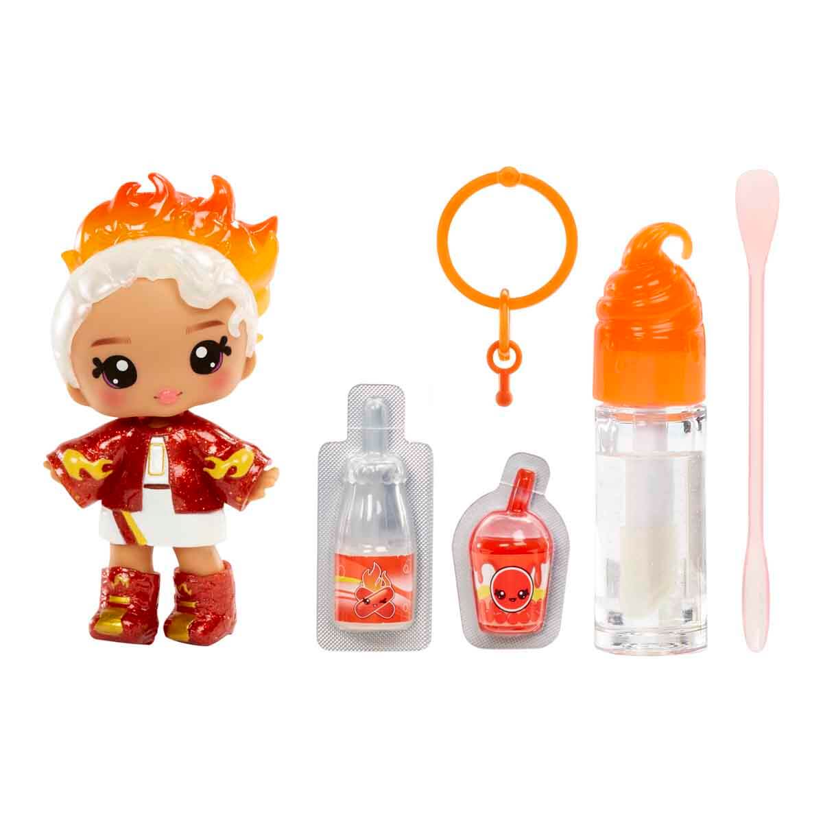 Yummiland Mini Bebek ve Dudak Parlatıcısı Figür Seti - Amber