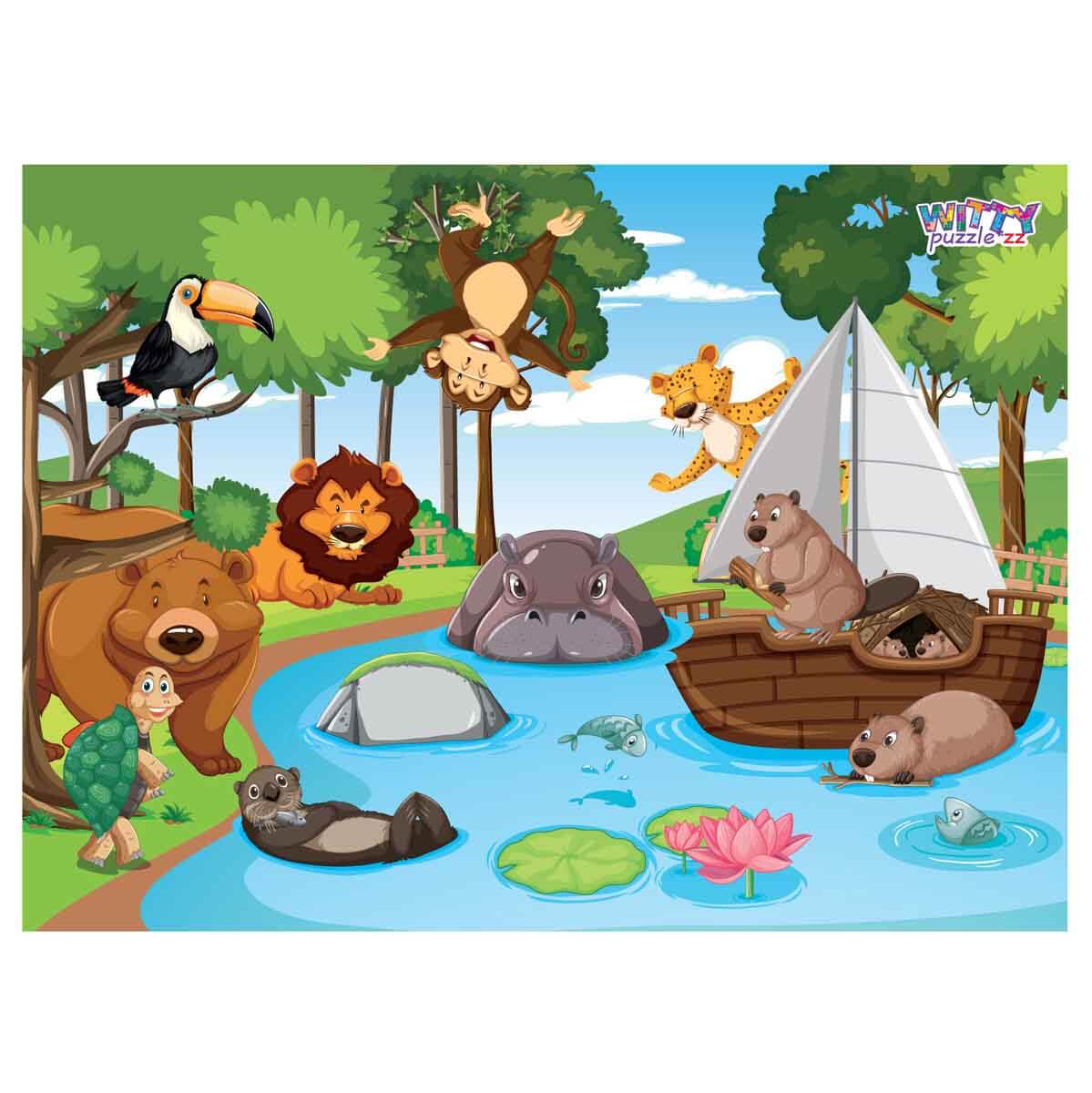 undefined - 9089d_35_Parca_Puzzle__Golet_Etrafindaki_Hayvanlar.jpg