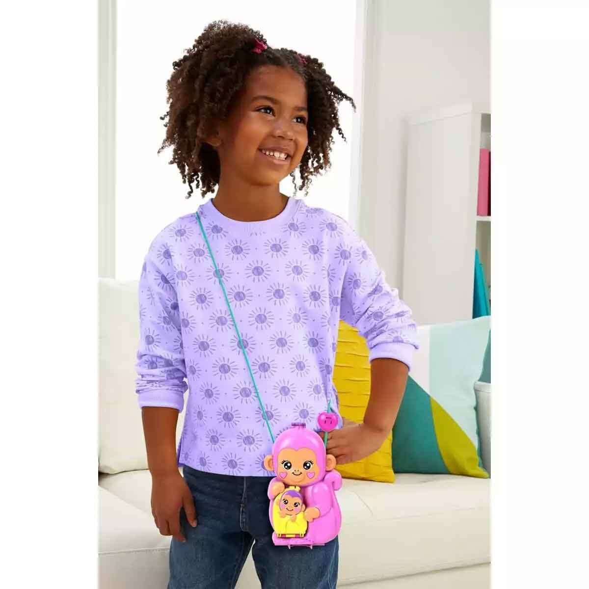 Polly Pocket Çanta Olabilen Micro Oyun Setleri GKJ63 - Teddy Bear