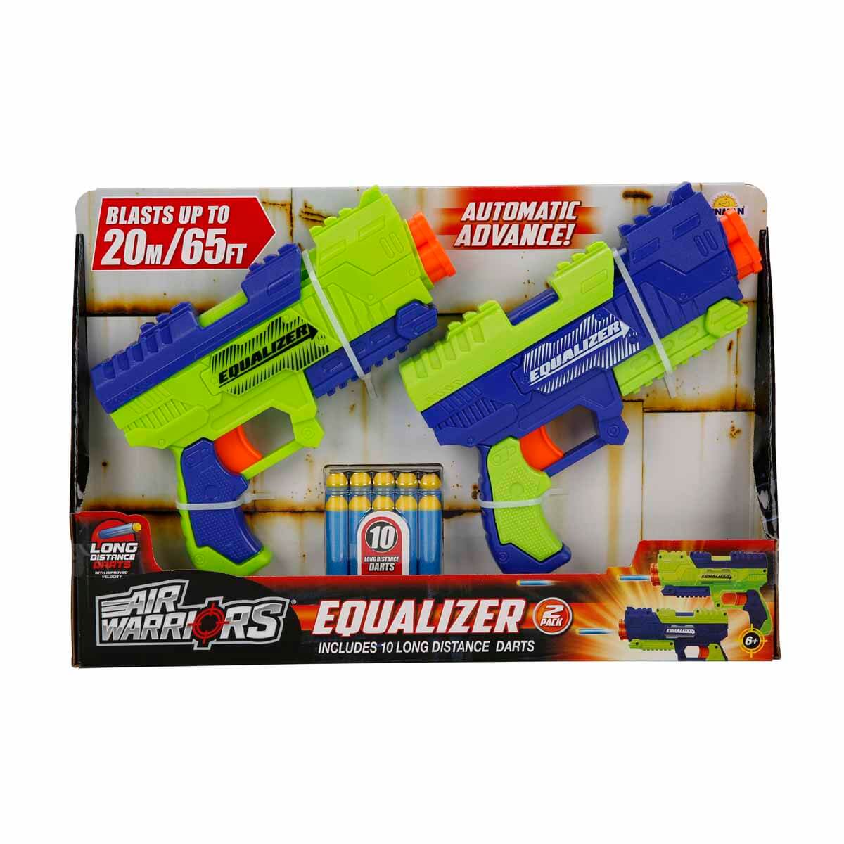 Air Warriors Equalizer 10 Mermili 2'li Sünger Dart Atan Silah 20