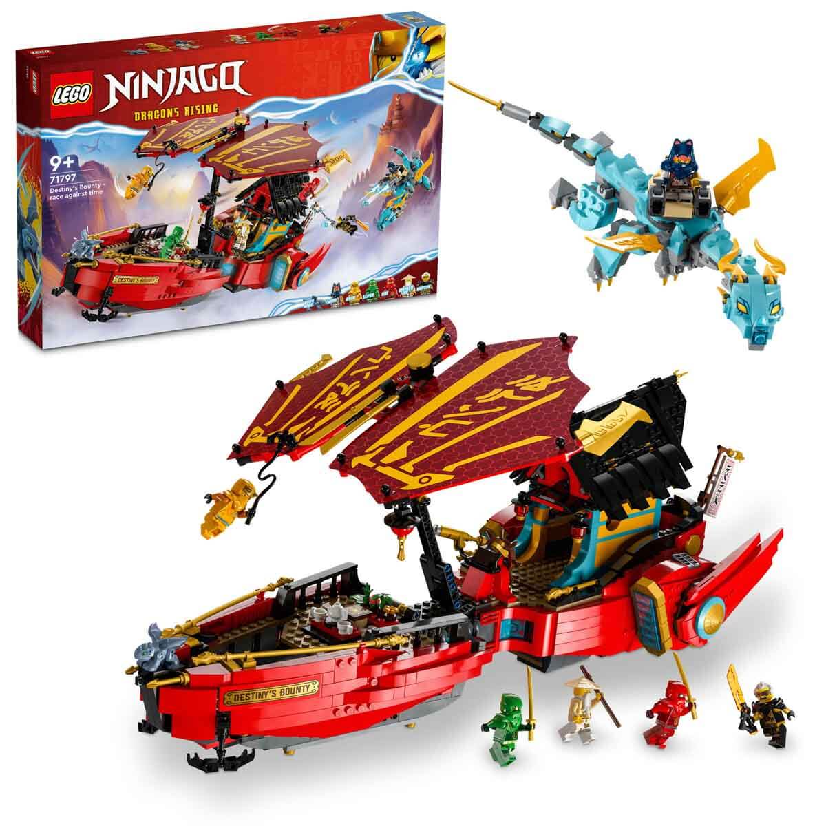 LEGO® NINJAGO® Destiny's Bounty – zamana karşı yarış 71797 - 9 Yaş