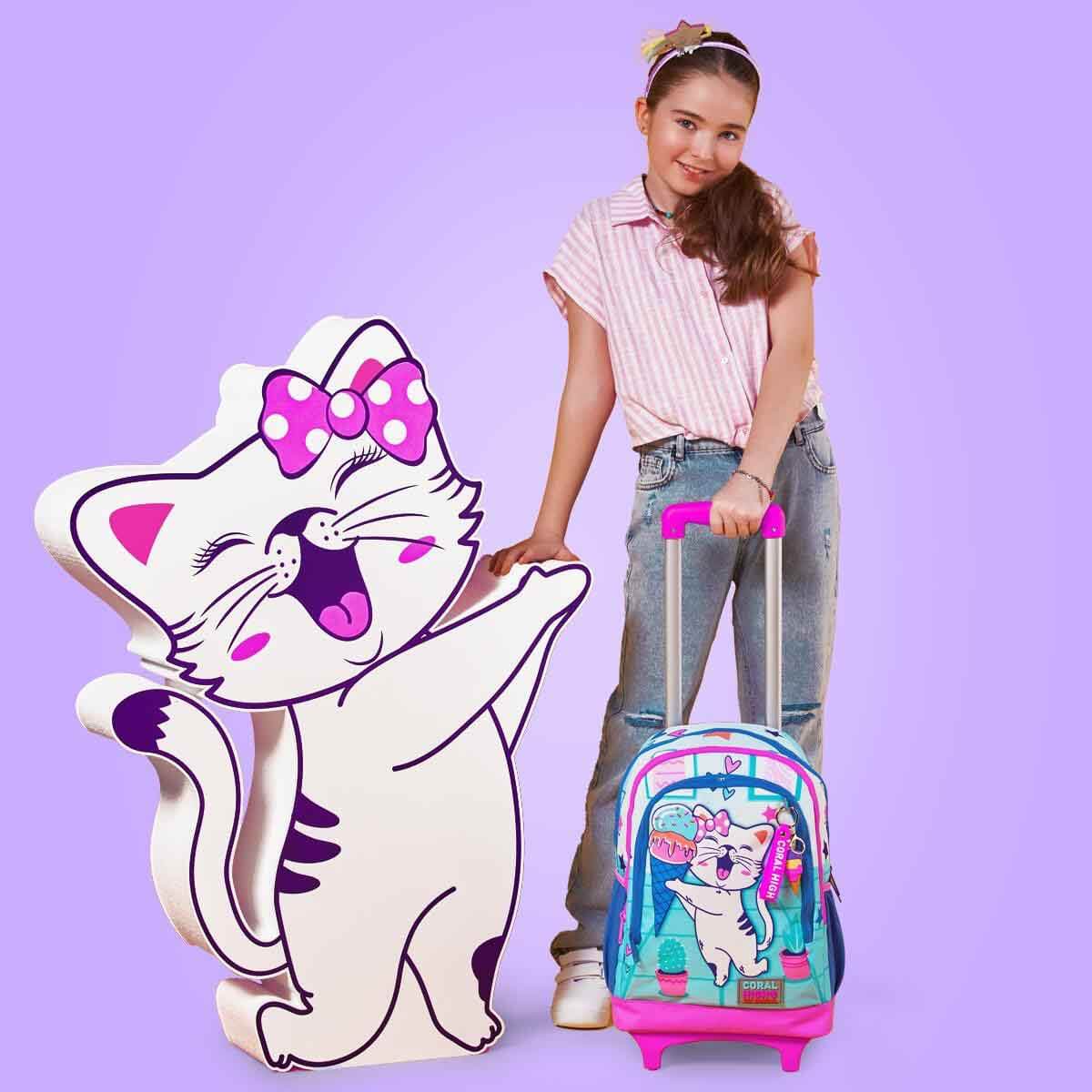 undefined - 938f0_Coral_High_Kedi_Isikli_Tekerlekli_Cekcekli_Okul_Ca.jpg