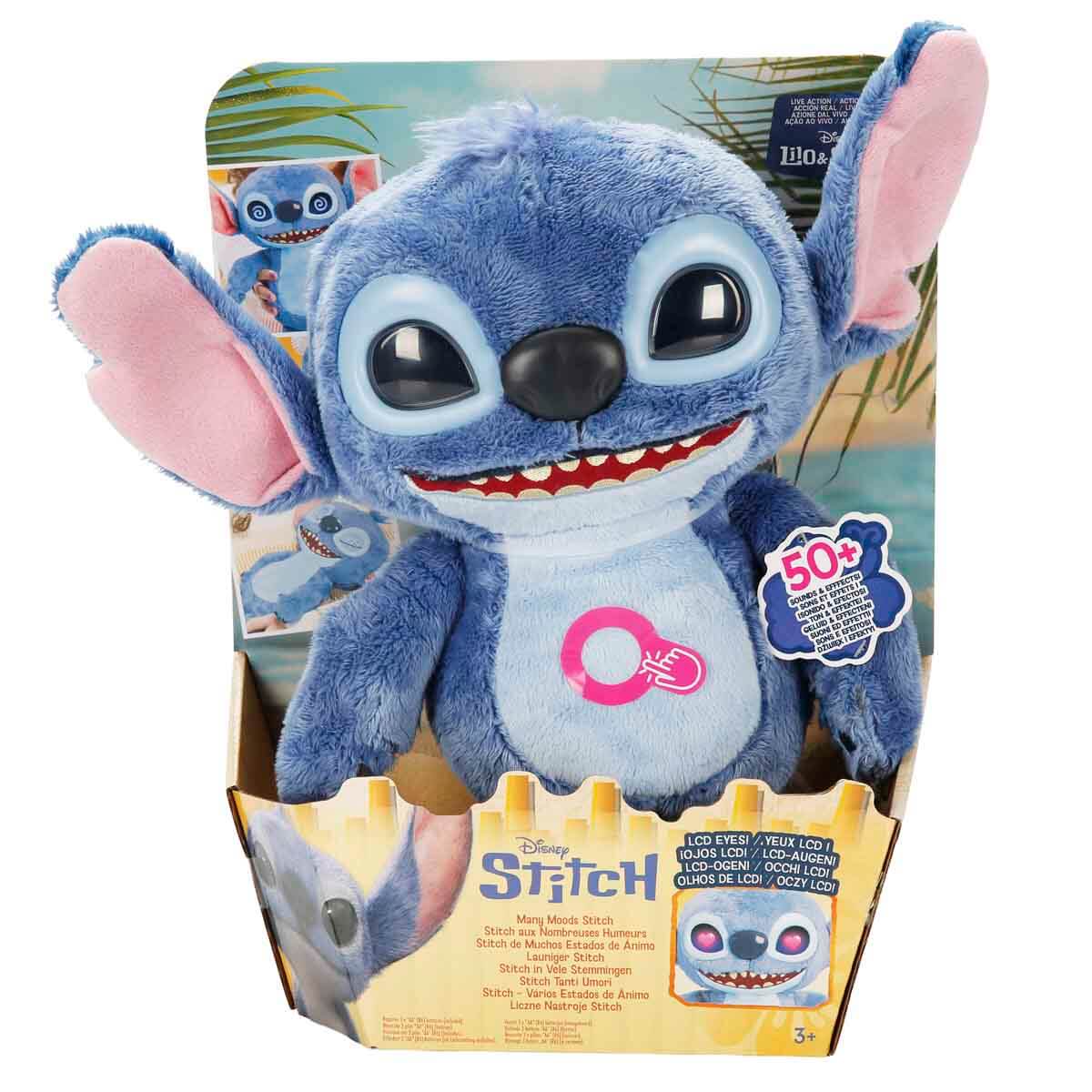 Sesli ve Işıklı Disney Stitch İnteraktif Peluş 36 cm TTC52000