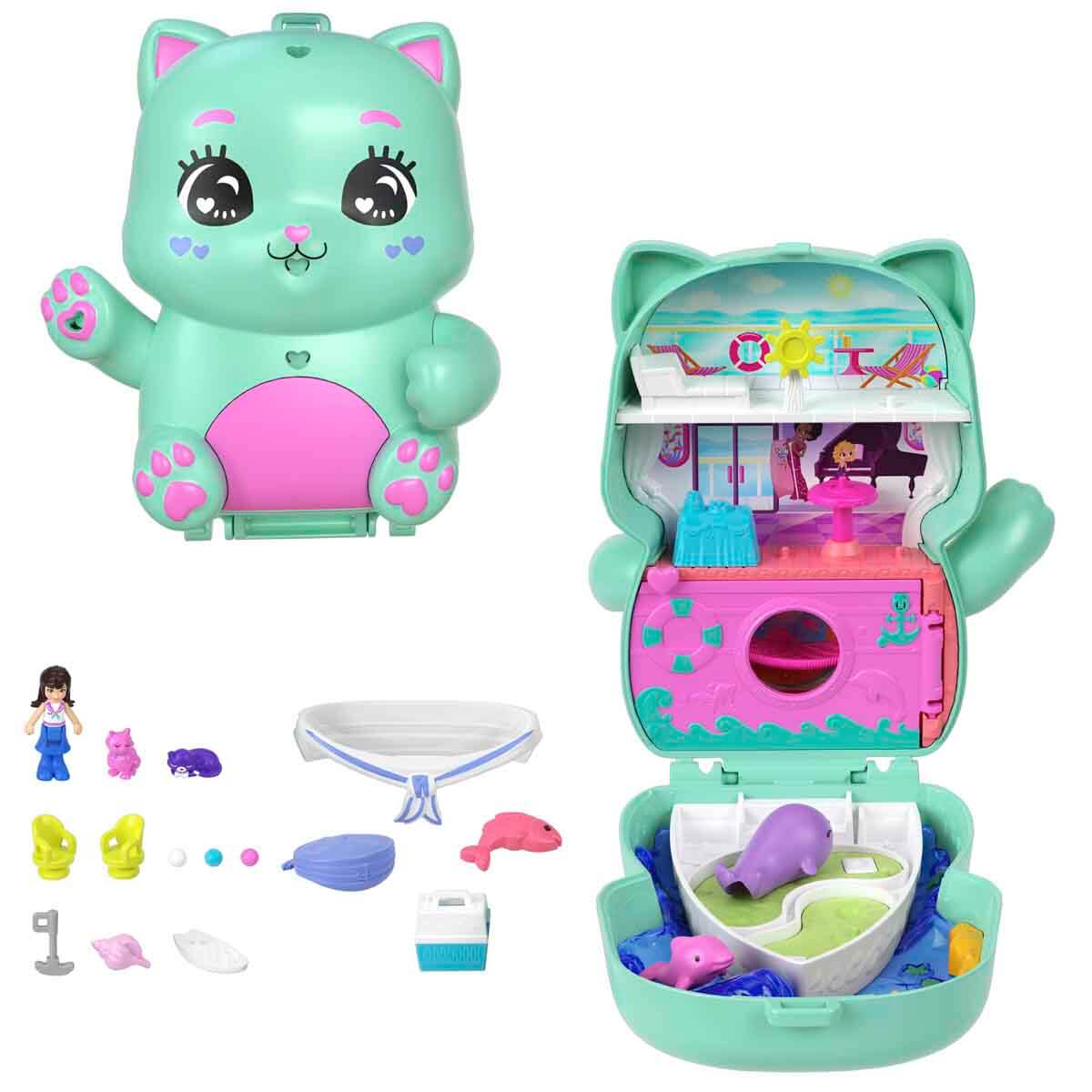 Polly Pocket ve Maceraları Kompakt Oyun Seti JFG56 - Midilli