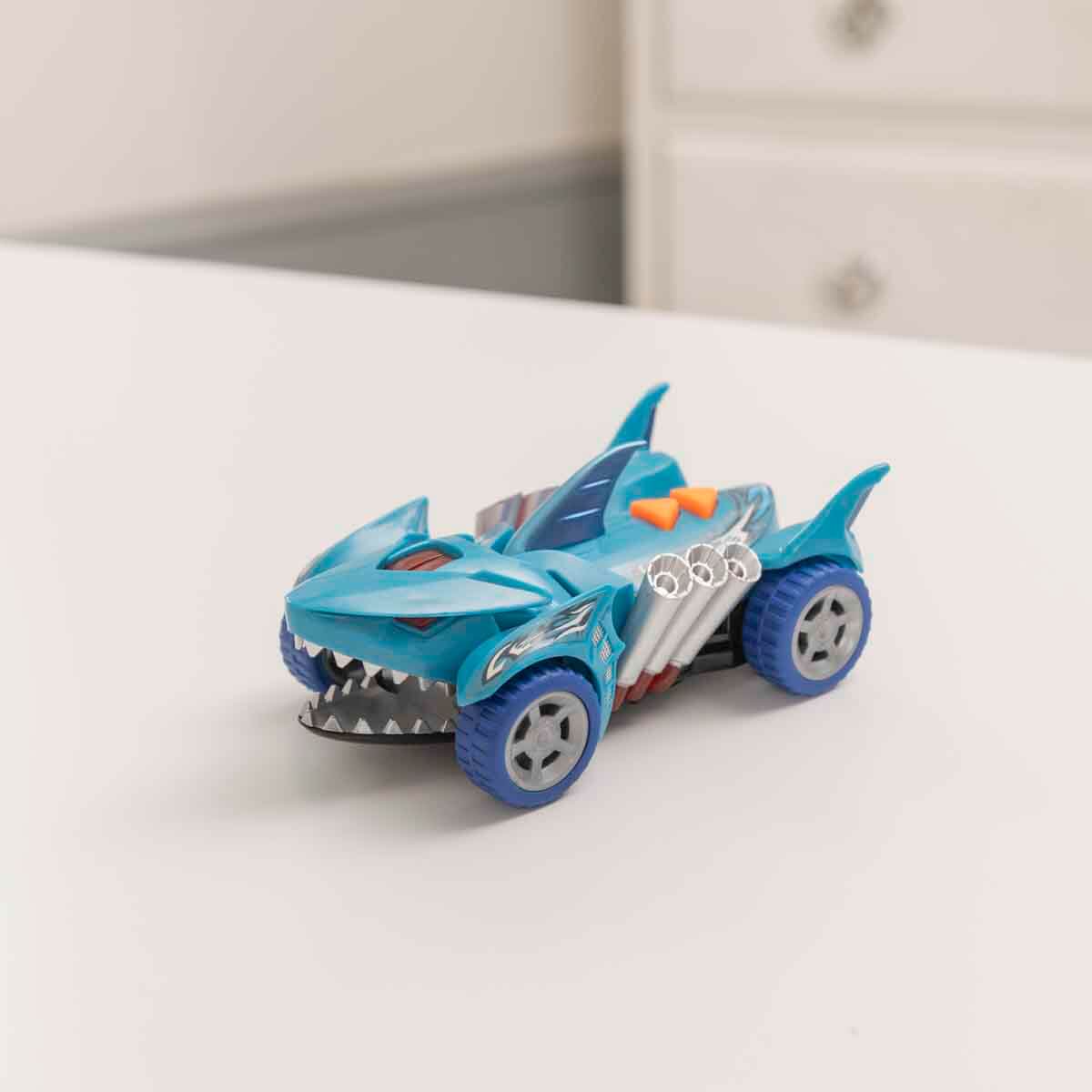 ロッシRC MINI Monster Thackeray LSTツインモーター Teamsterz Monster Minis Sesli ve Işıklı Araba - Yeşil Ejderha